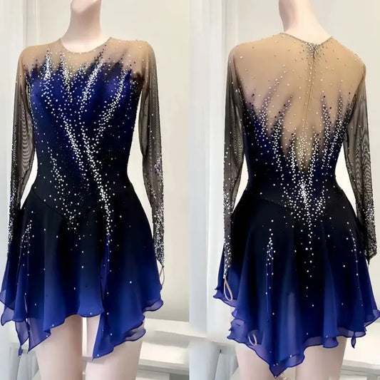 Customized Figure Skating Performance Dress for Grading Examination Kosten
