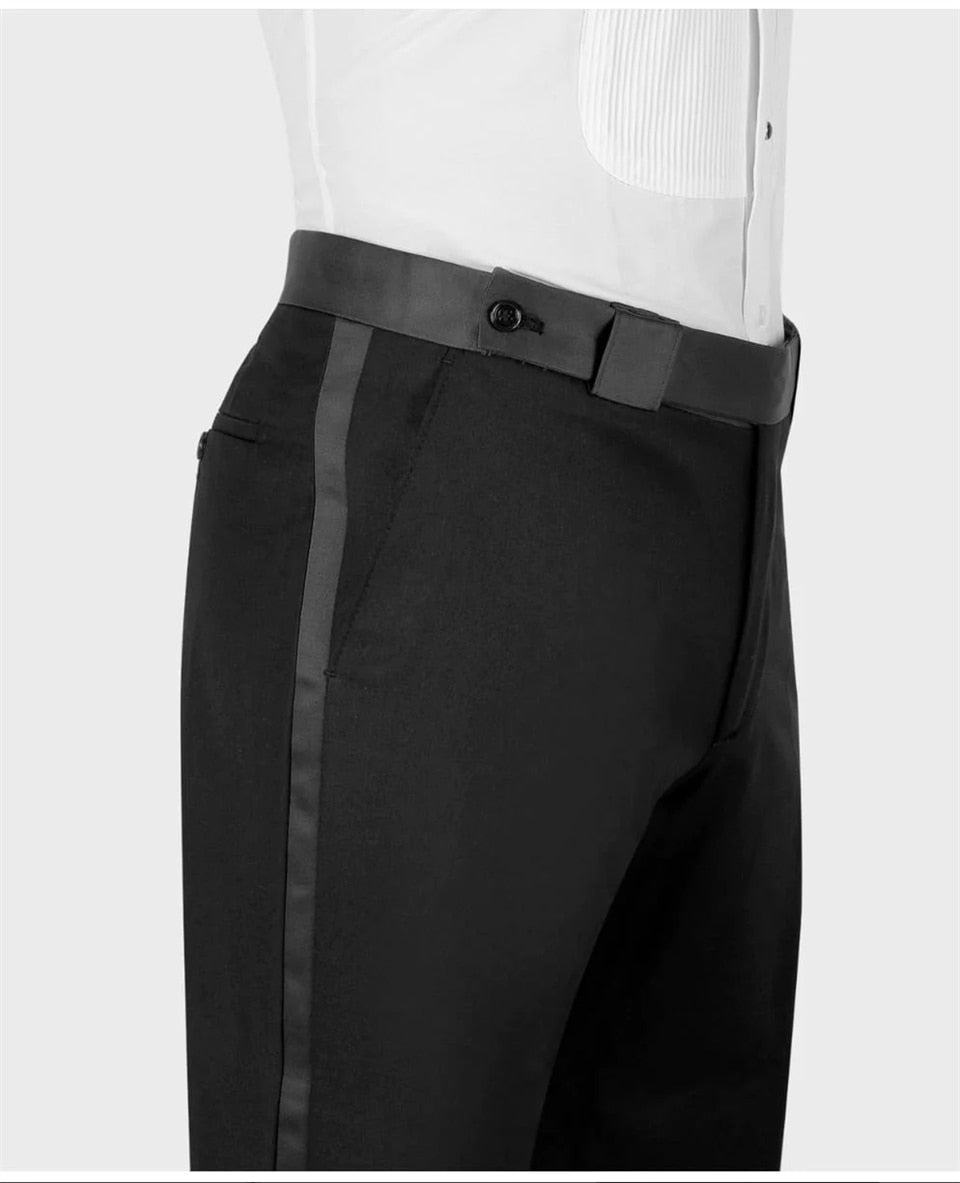 Esmoquin de boda de lujo con purpurina, traje formal negro para novio, 3 piezas, blazer, chaleco, pantalones, traje de fiesta de graduación para boda para hombre 