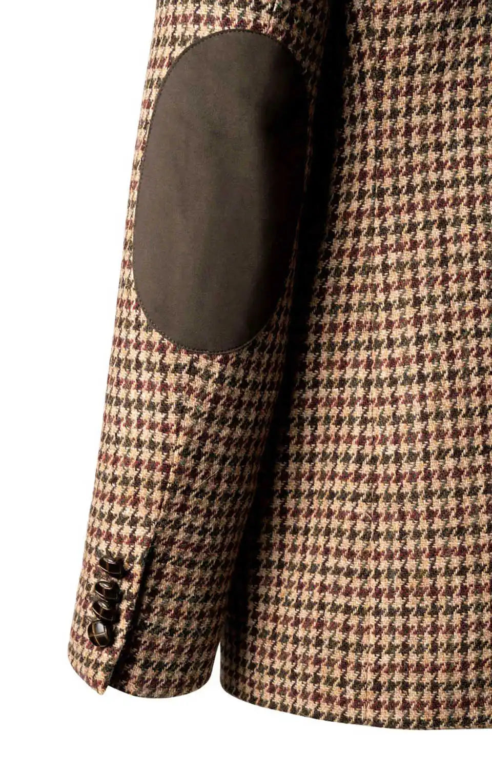Daily Men Coat  1 Piece Set Jacket Single Breasted Man Overcoat Classic Fit Houndstooth Wool Blend Business Blazers Customized
