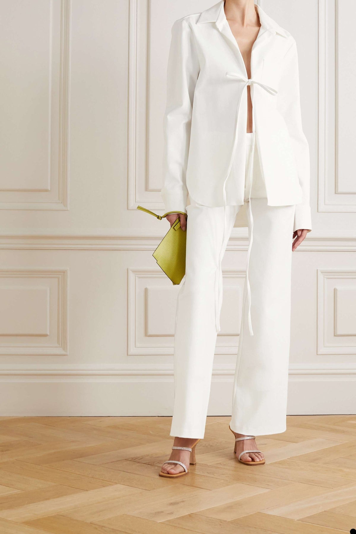 Ensemble 2 pièces pour femme, pantalon, costume, ivoire, tenue de bureau, uniforme, pantalon formel, gilet, veste, blazer 