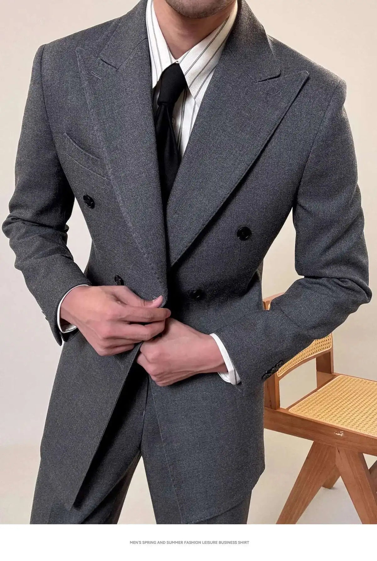 Traje informal de oficina, fiesta, graduación, esmoquin para hombre, traje de negocios de alta calidad, traje de boda para hombre, versátil