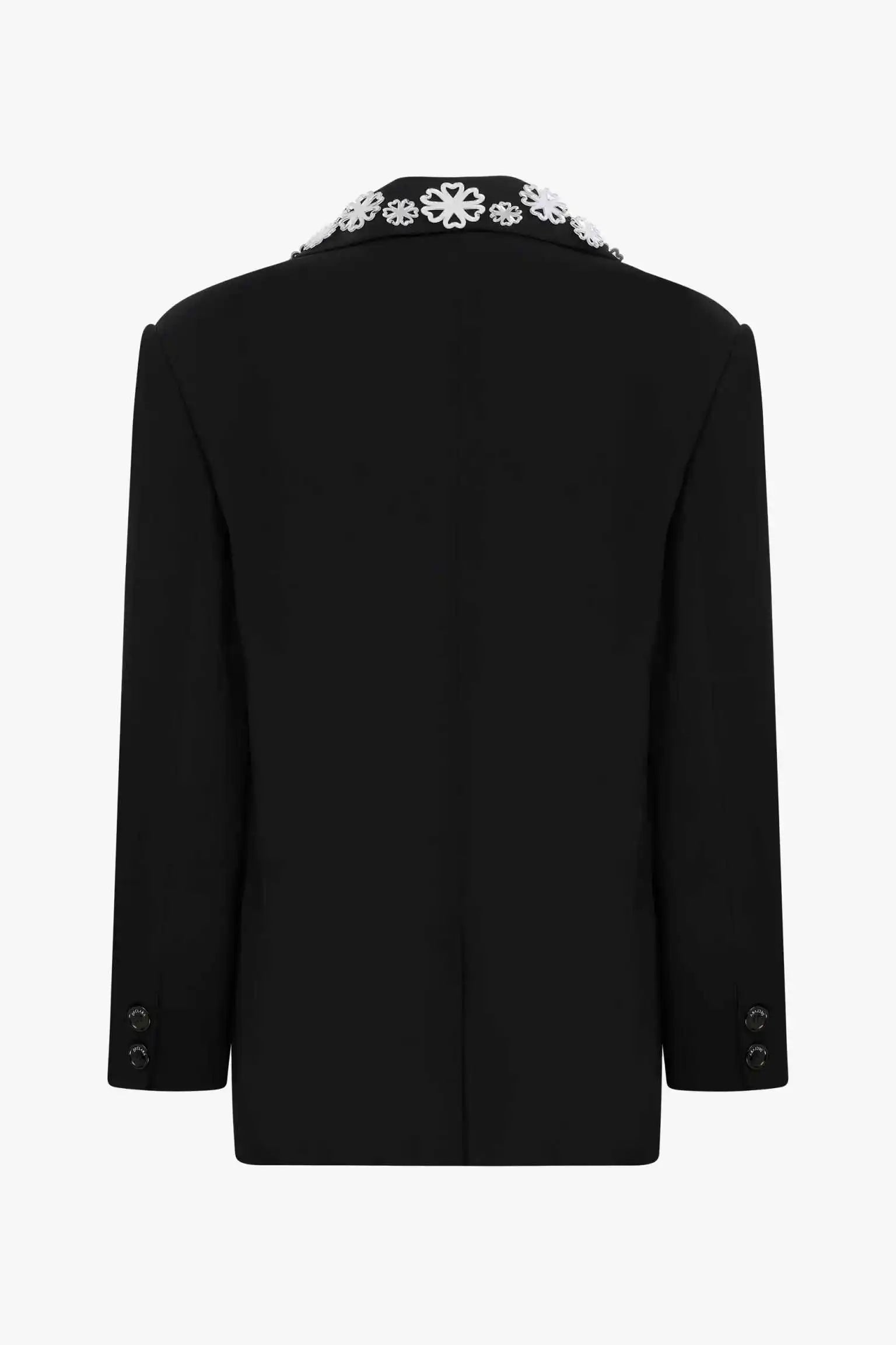 Luxurious Women's Suit 2 Piece Jacket Pant Crystal Applique Single Breasted Peaked Lapel Formal Occasion Banquet Customized