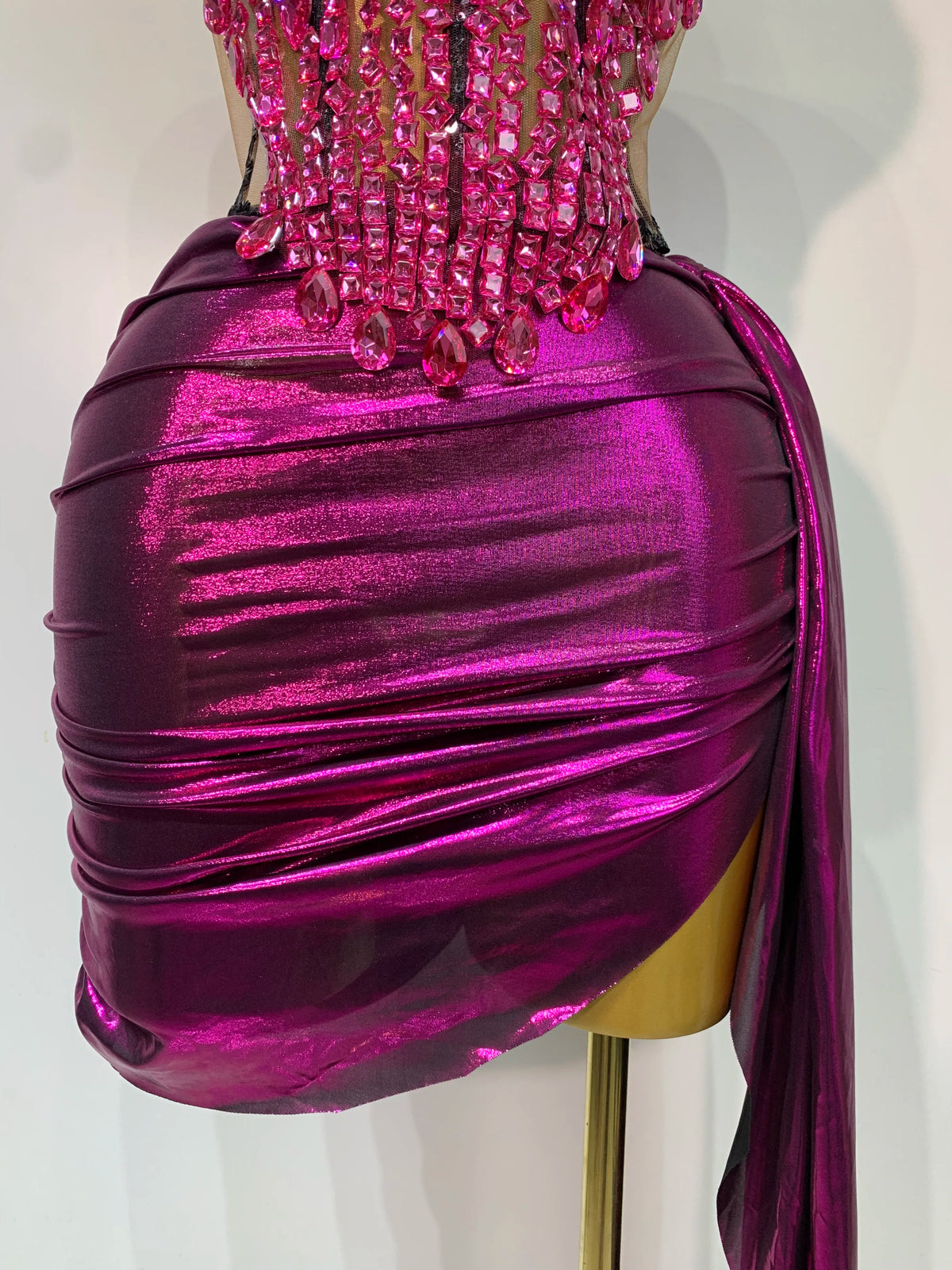 Luxury Birthday Party Celebration Dress Singer Dancer Stage Perform Clothing Drag Queen Costume Evening Party Nightclub Outfit