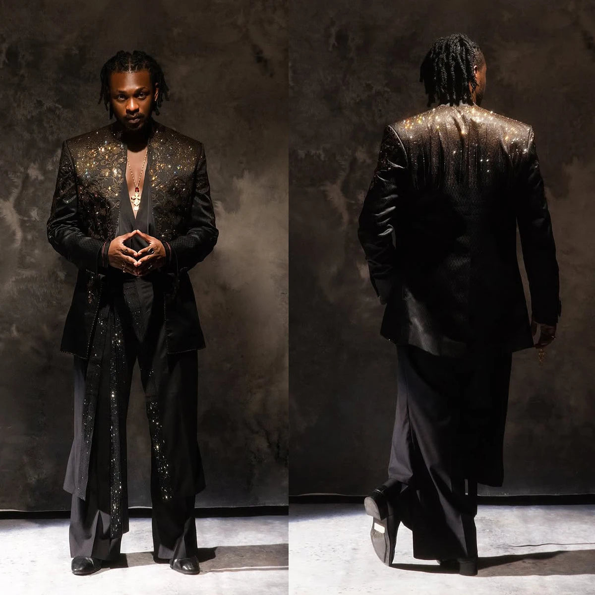 Luxury Men Suits Jacquard Tailor-Made 2 Pieces Set Jacket Blazer Appliques Groom Evening Prom Party Customized Coat Pants