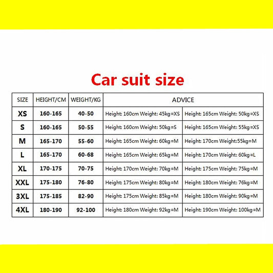 Auto Flame Retardant Suit Gloves F1 Car Racing Karting Venue Clothes Drift Coveralls ATV UTV Motorcycle Racer Kart Suit