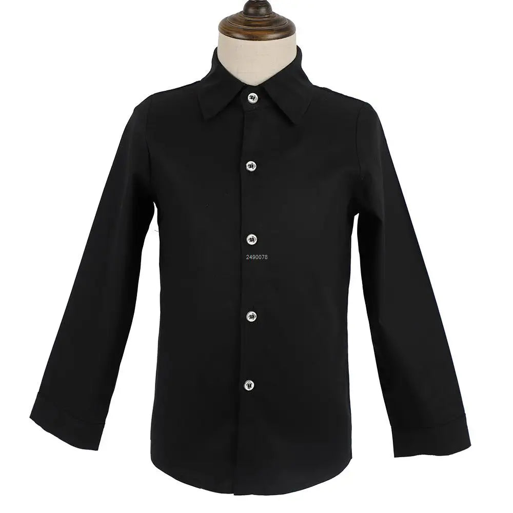 Boys Formal Blazer Suit Set with Trousers and T Shirt Two Piece Outfit for Kids