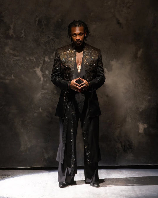 Luxury Men Suits Jacquard Tailor-Made 2 Pieces Set Jacket Blazer Appliques Groom Evening Prom Party Customized Coat Pants