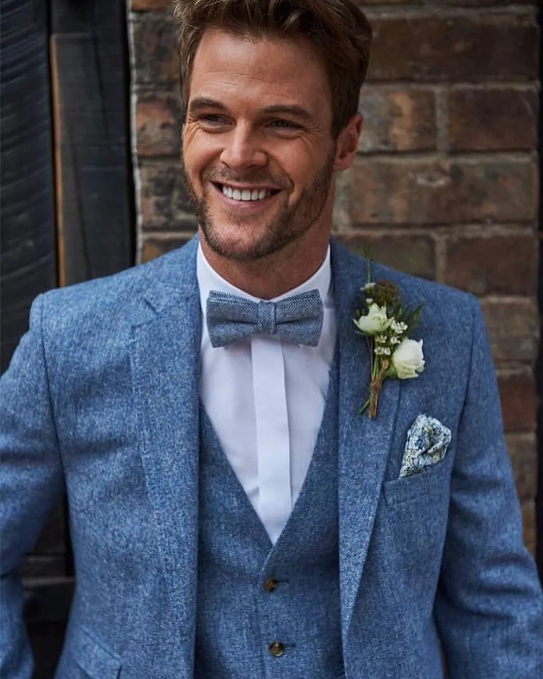 Men'S Suit Wedding Dress Homme Business Social Formal Clothing Autumn Winter Blazer Sets 2 Pieces Groom Groomsman Dress