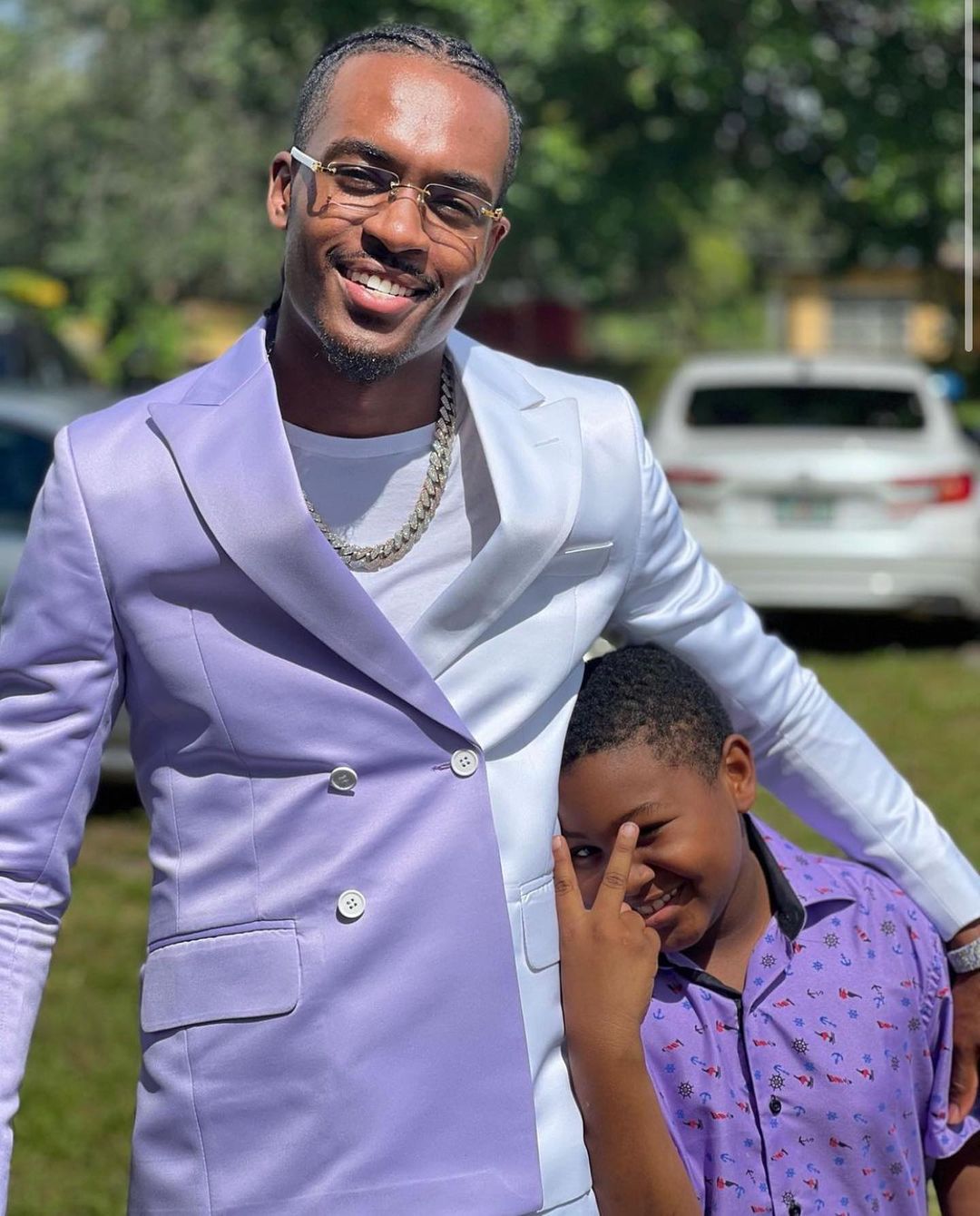 Purple Wjhite Men Suit Tailor-Made 2 Pieces Blazer Pants Double Breasted Fit Slim Formal Business Causal Party Host Tailored