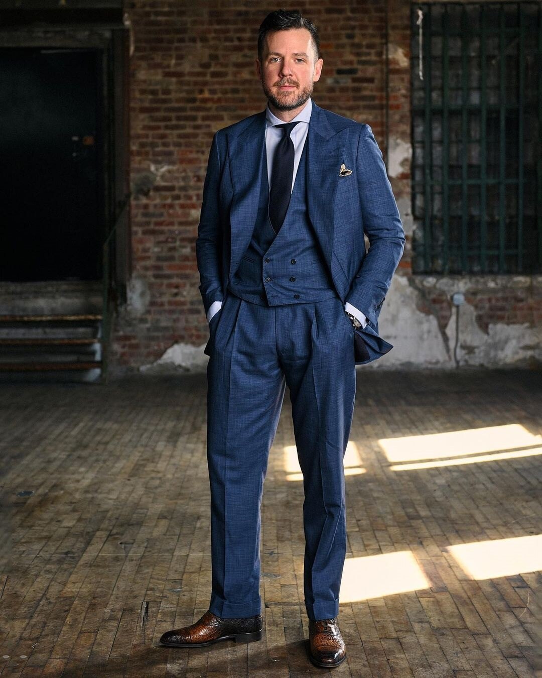 Costumes simples pour hommes avec veste croisée trois pièces, gilet et pantalon, sur mesure, pour marié, mariage, occasion formelle 
