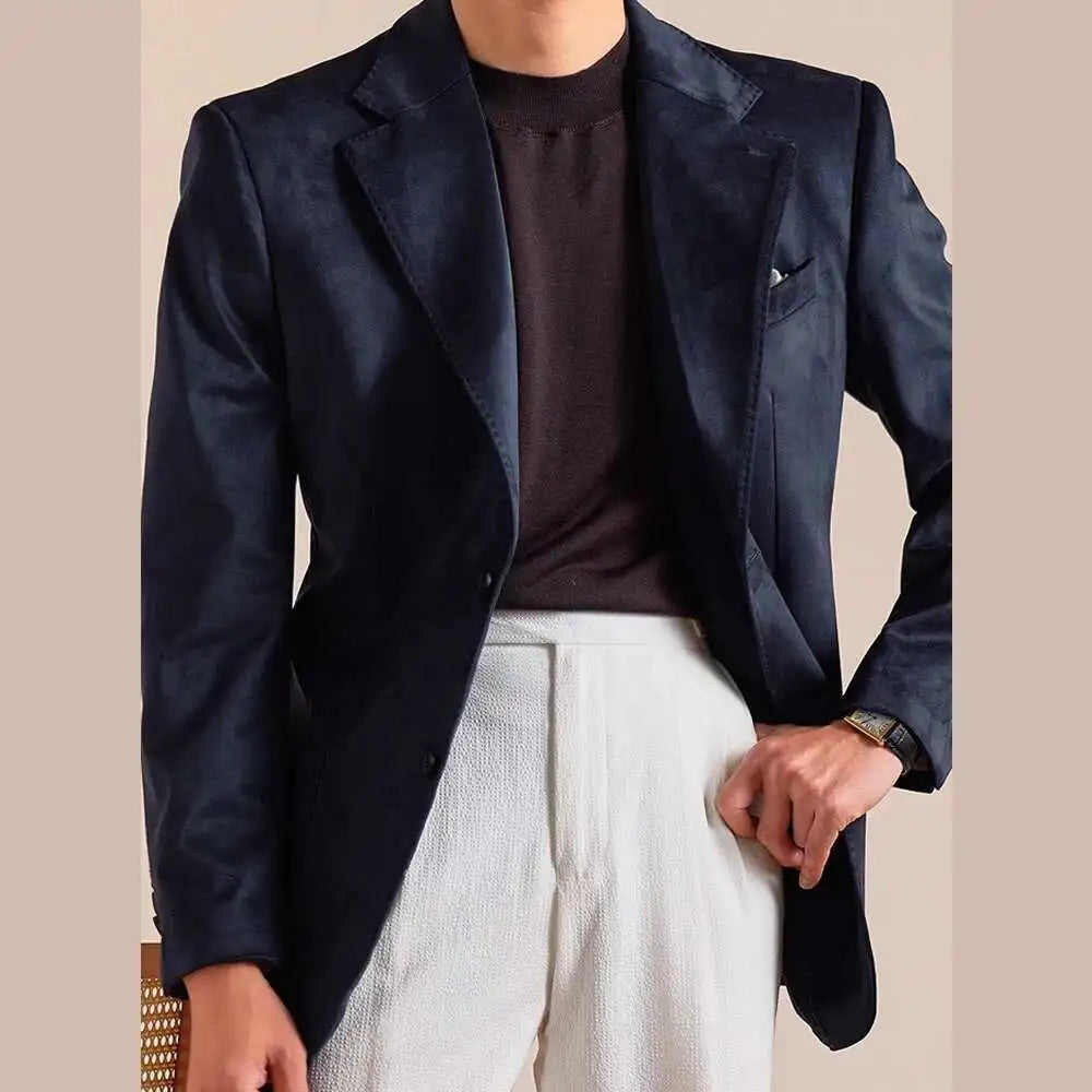 Italian Style Blazer Men Casual Business Spring Autumn Jacket Men Blazer Masculino Slim Fit Blazer Hombre Blazers Para Hombre