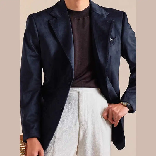 Italian Style Blazer Men Casual Business Spring Autumn Jacket Men Blazer Masculino Slim Fit Blazer Hombre Blazers Para Hombre