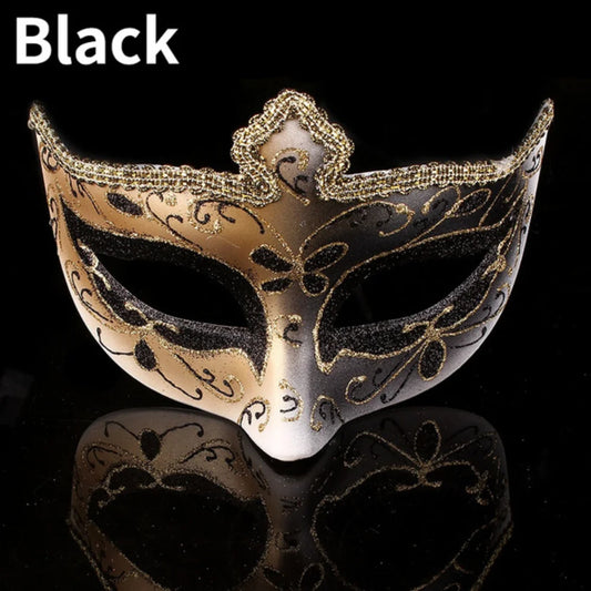 1pc Women's Fancy Dress Party Makeup Ball Lace Mask, Venetian Mask, Mysterious Carnival Halloween Half Face Mask