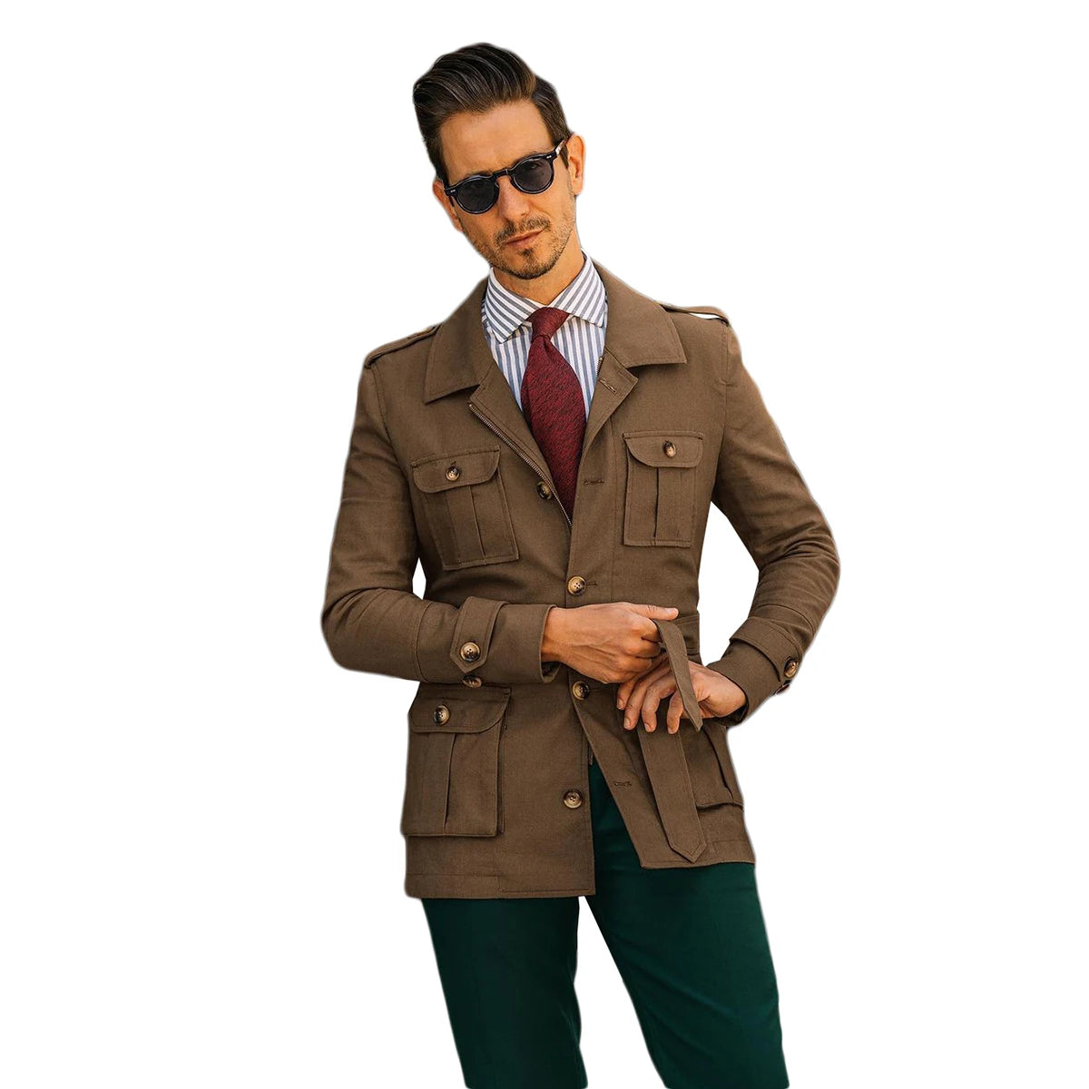 Men's Blazer Solid Color Tuxedos Slim Fit Single Breasted  Jacket for Wedding Groom Only Coat Custom Made Terno Masculino