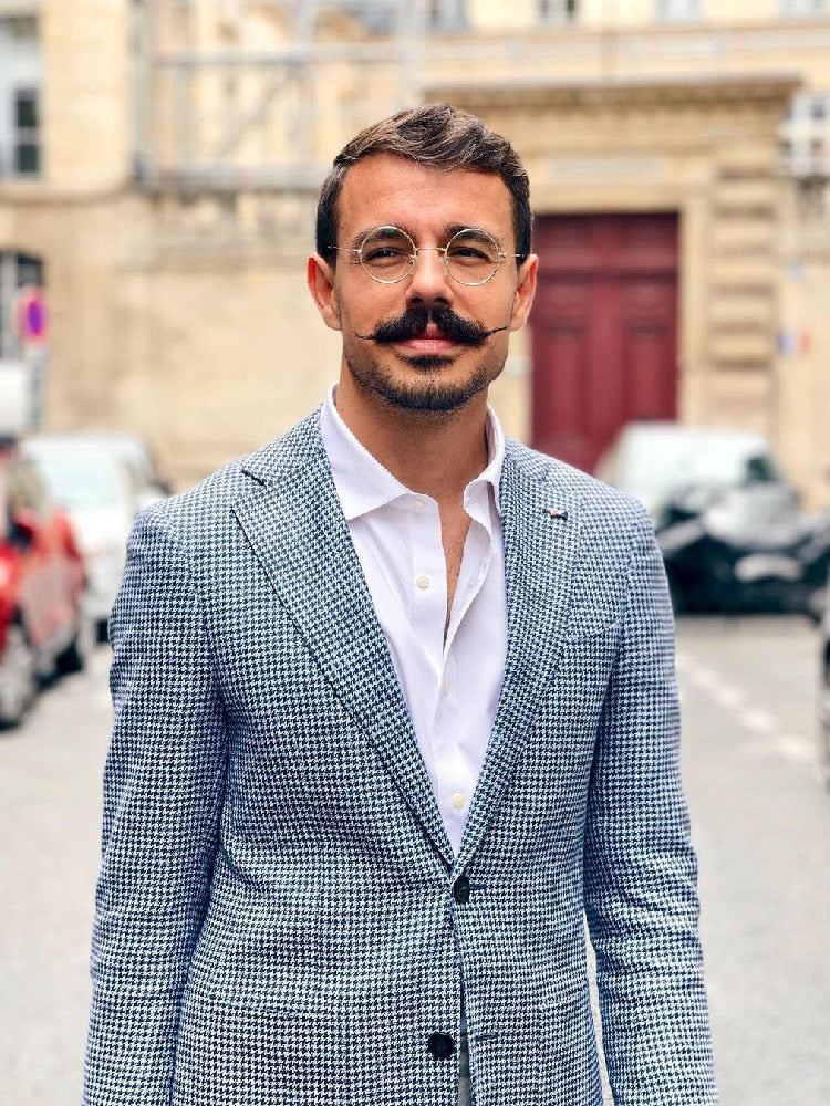Costume homme une pièce slim sur mesure simple boutonnage blazer hommes manteau mode mariage marié travail vêtements décontracté sur mesure 