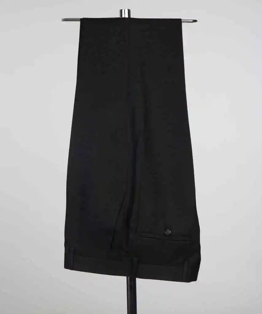 Handsome Men Suits Tailored 2-Piece Velvet Blazer Black Pants Shawl Lapel Button Customized Plus Size Tuxedo