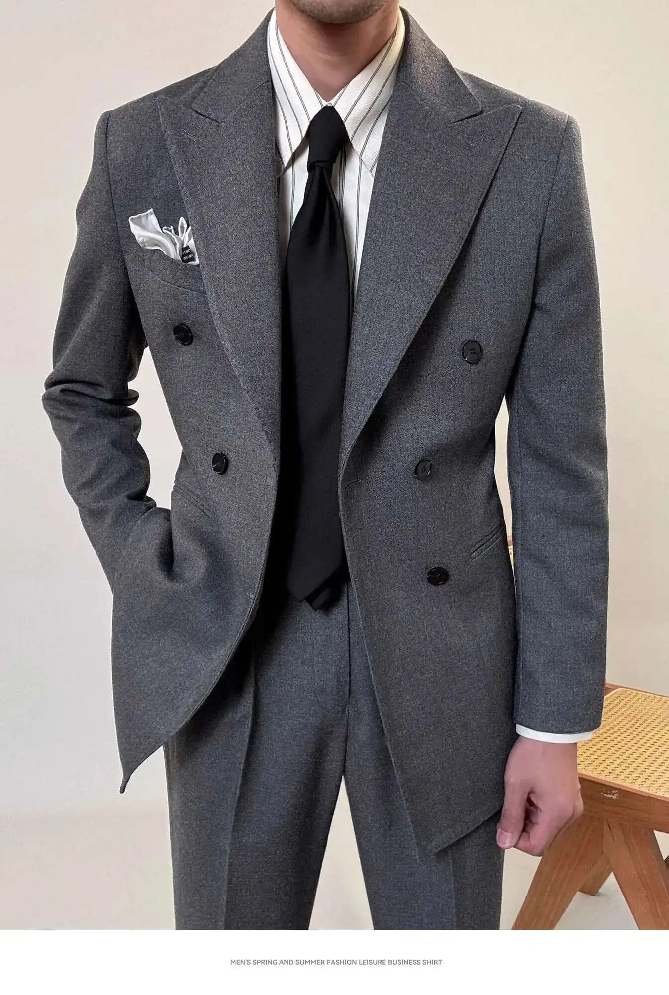 Traje informal de oficina, fiesta, graduación, esmoquin para hombre, traje de negocios de alta calidad, traje de boda para hombre, versátil