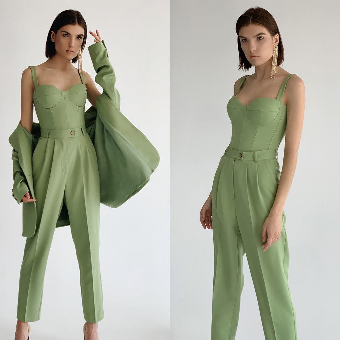 Costume 3 pièces printemps pour femme, couleur bonbon, pour mère de la mariée, blazer de soirée, tenue d'invité 
