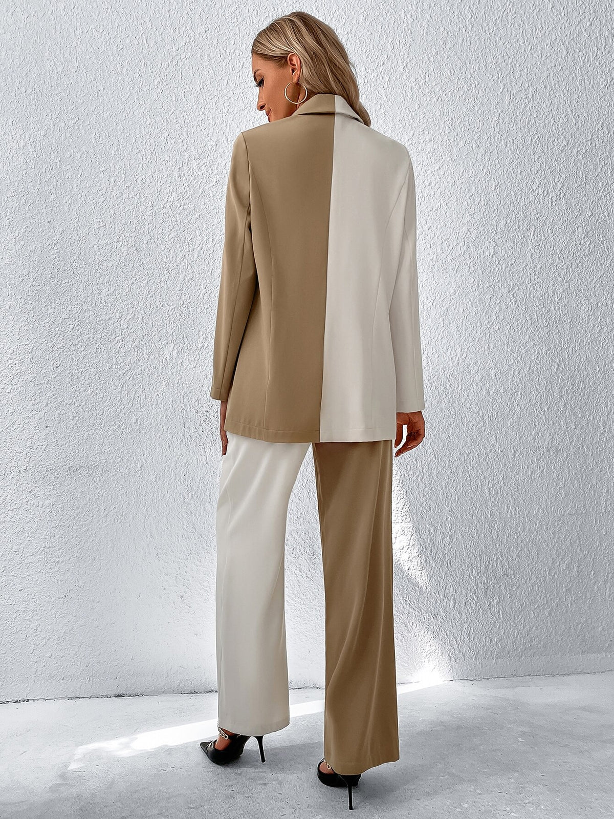 Traje de pantalón a juego de color primaveral para mujer, para madre de la novia, para verano, para fiesta de noche, boda, formal, 2 piezas 