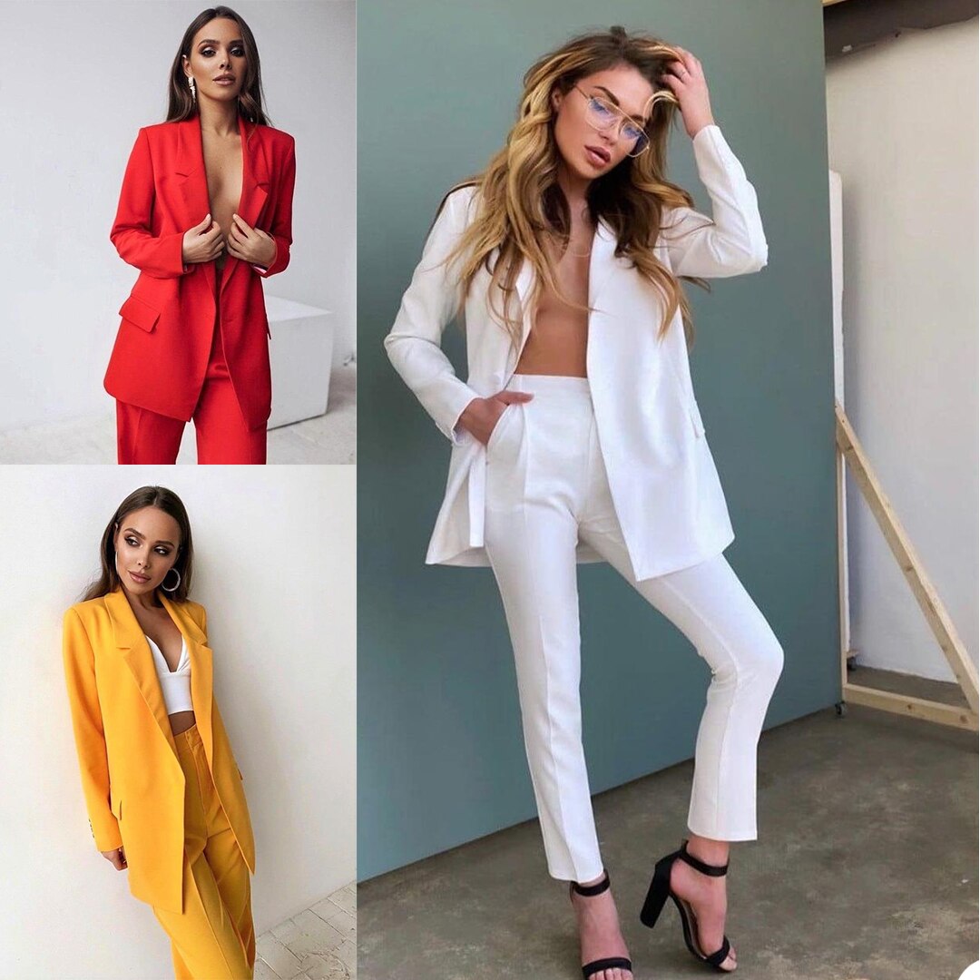 Costume pantalon pour mère de la mariée, 2 pièces, tenue de soirée formelle, smoking, tenue de travail formelle pour mariage 