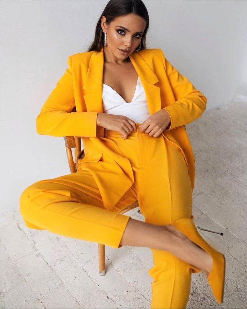 Costume pantalon pour mère de la mariée, 2 pièces, tenue de soirée formelle, smoking, tenue de travail formelle pour mariage 