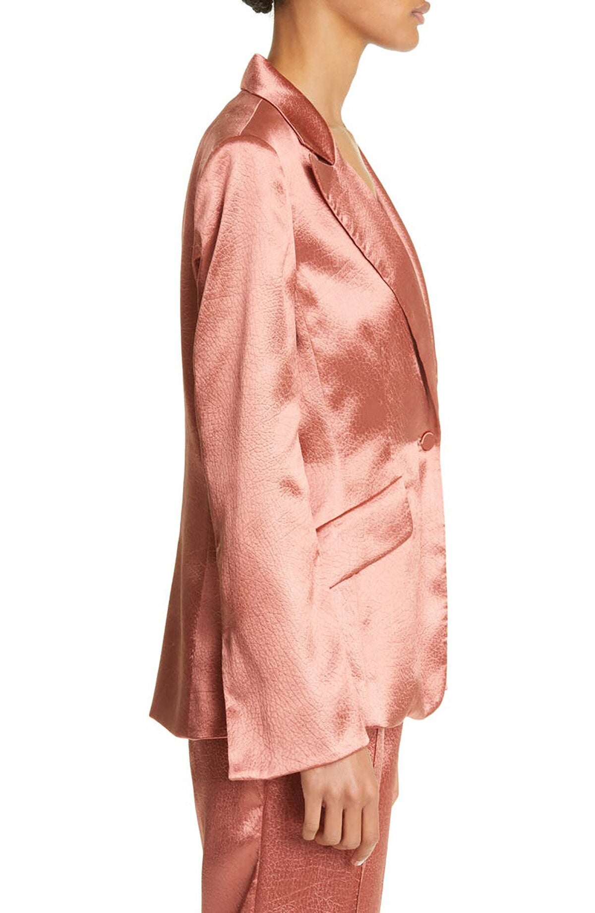 Plus Size Leather Women Pants Suits Loose Celebrity Outfits Evening Party Mother of the Bride Wedding Formal 2 Pieces