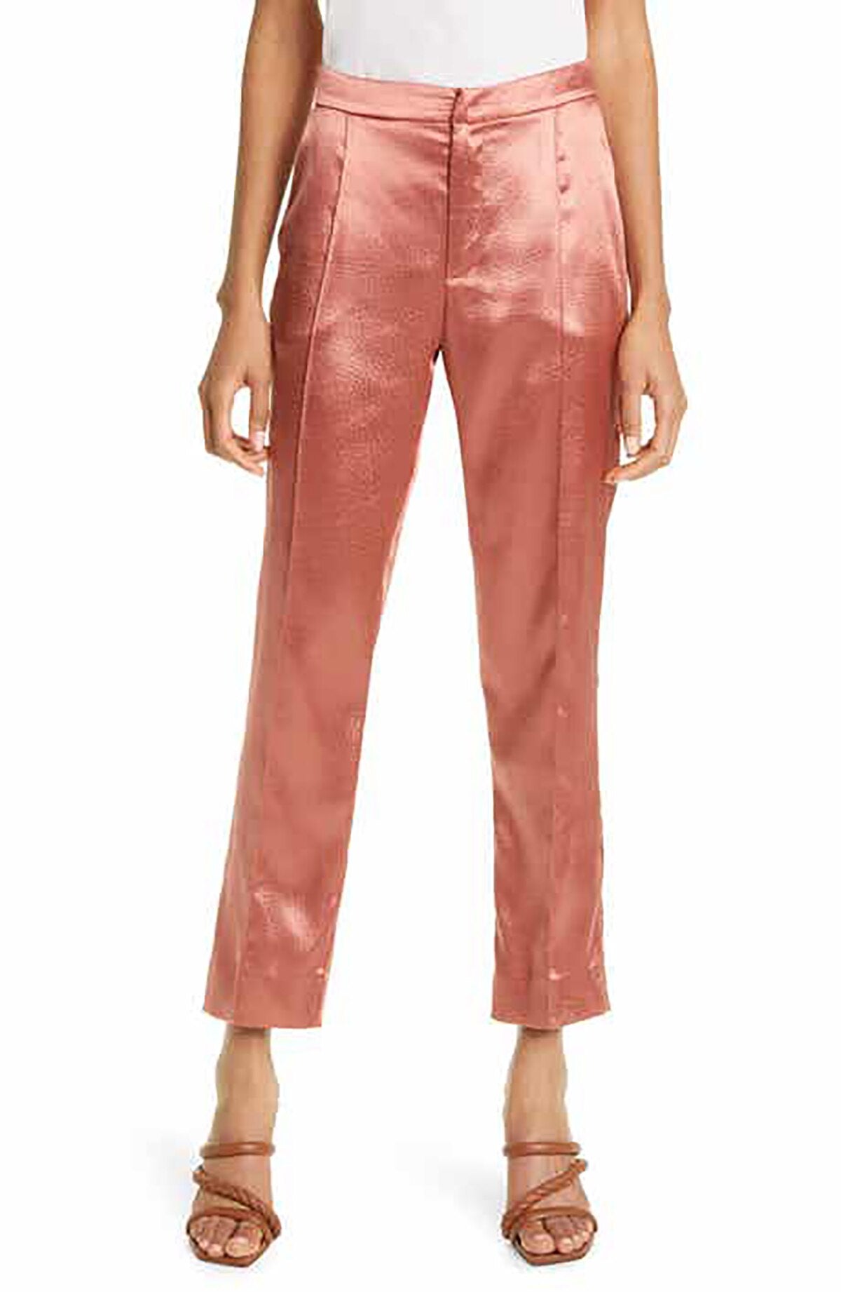 Plus Size Leather Women Pants Suits Loose Celebrity Outfits Evening Party Mother of the Bride Wedding Formal 2 Pieces