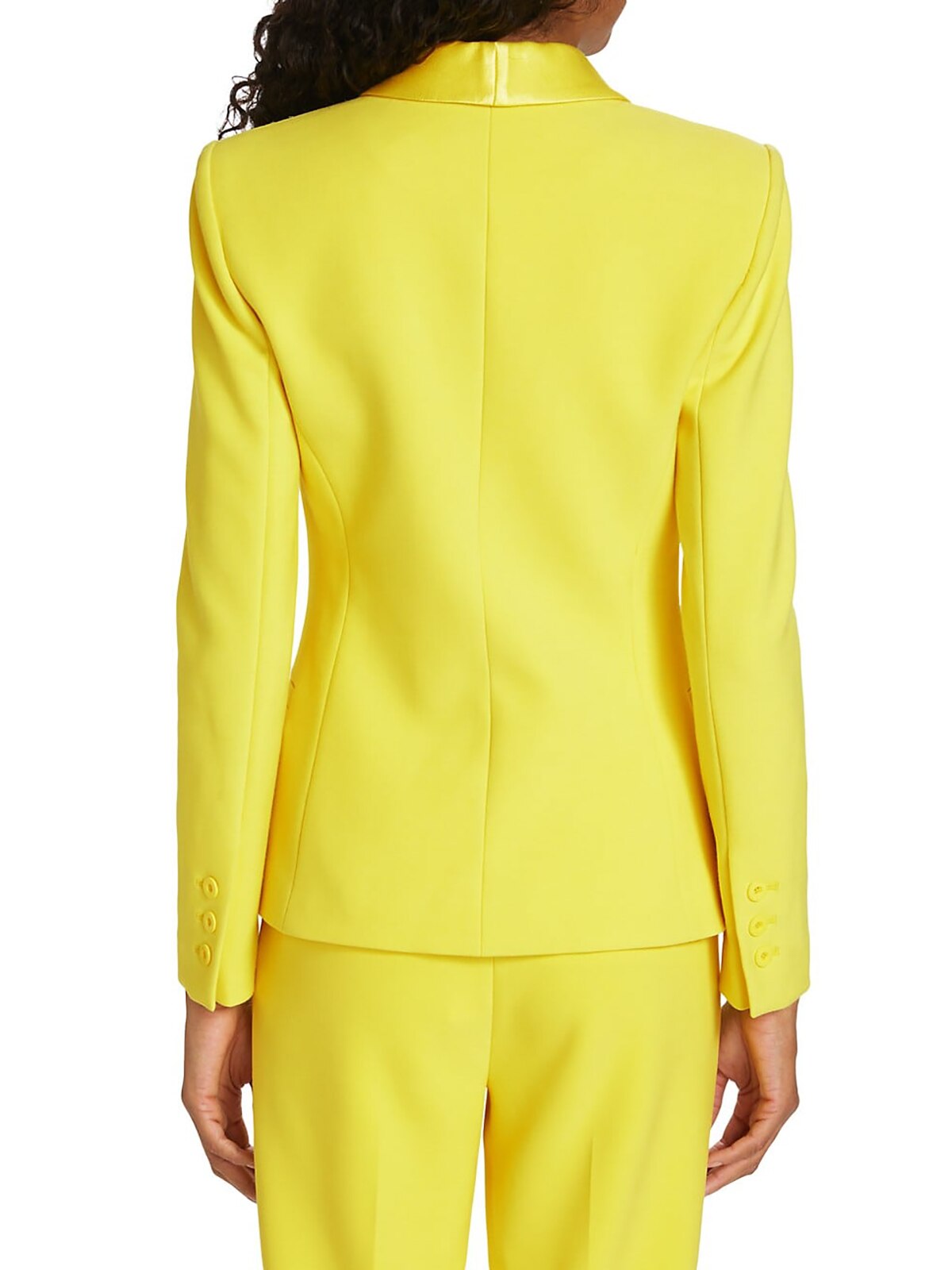 Spring Soft Satin Yellow Women Pants Suits Mother of the Bride Suit Evening Party Blazer Guest Wear 2 Pieces