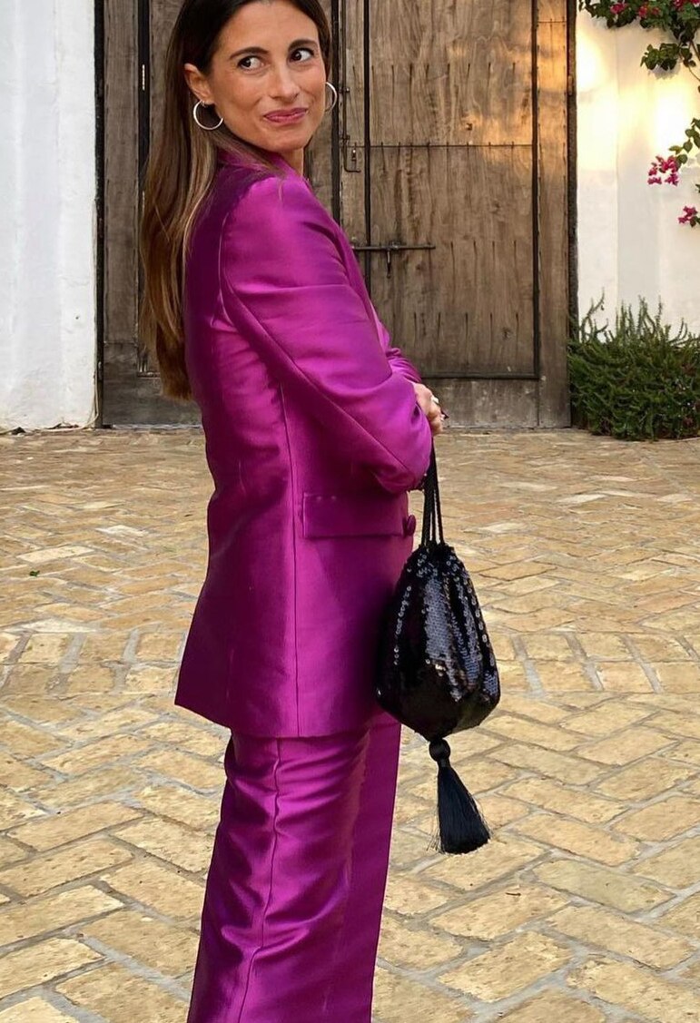 Smoking de mariage croisé pour femme, tenue de soirée, veste et pantalon, pour mère de la mariée 