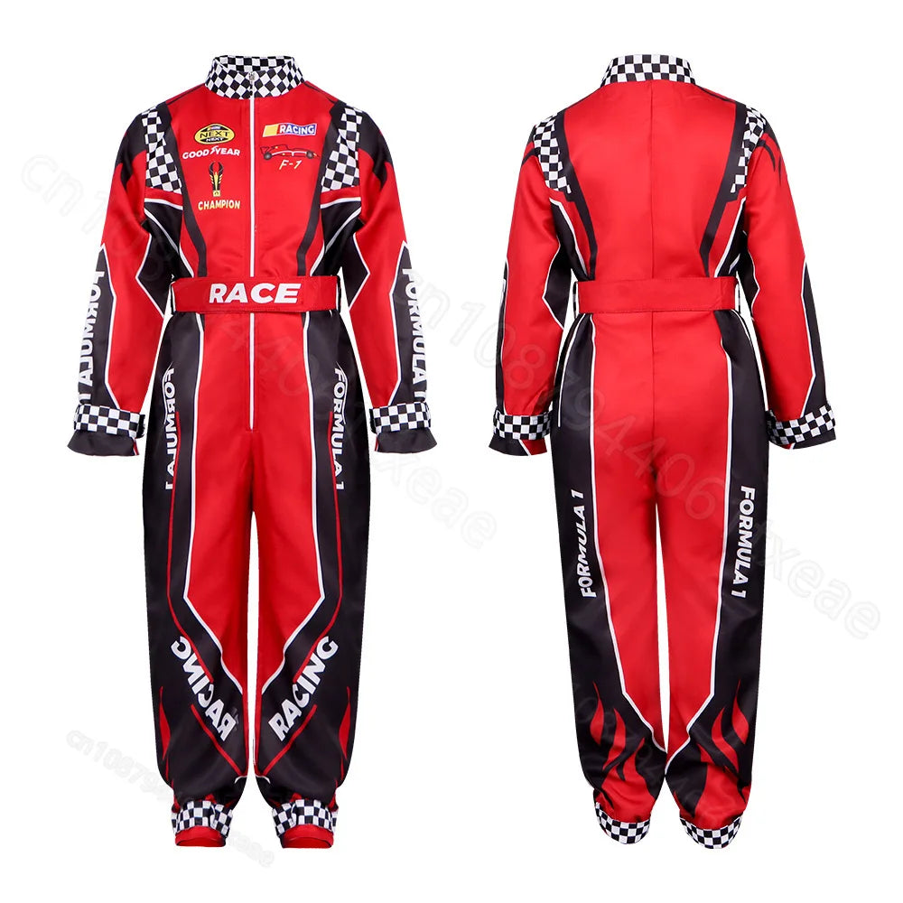 Traje de conducción para niños, transpirable, todoterreno, kart, ATV, drifting, de una pieza, para entrenamiento de carreras y karts. 