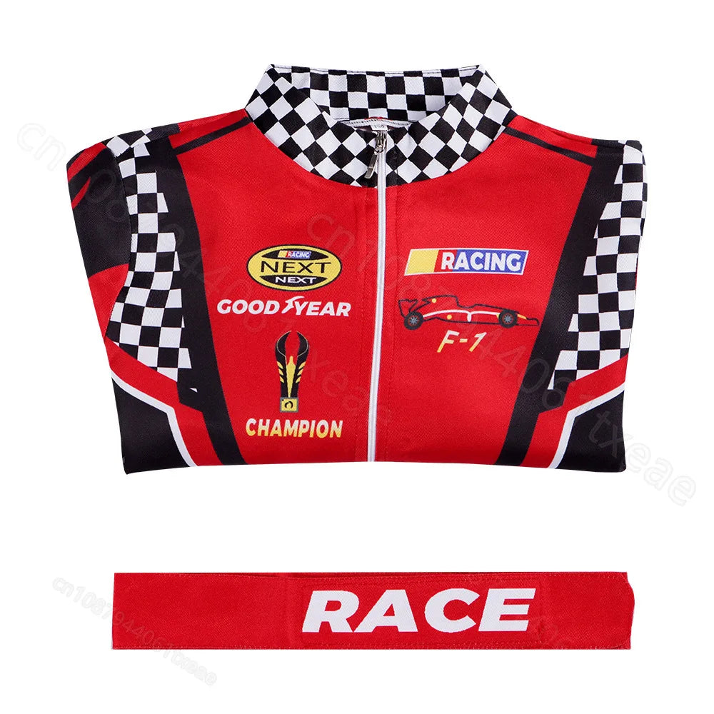 Traje de conducción para niños, transpirable, todoterreno, kart, ATV, drifting, de una pieza, para entrenamiento de carreras y karts. 