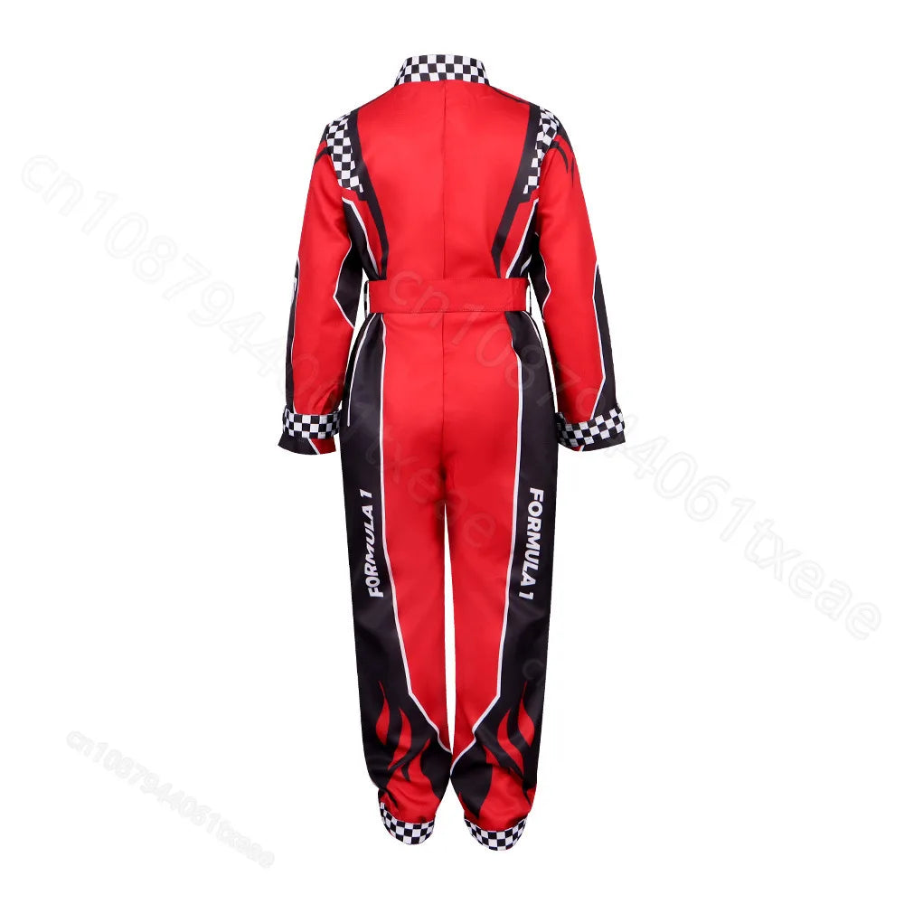 Traje de conducción para niños, transpirable, todoterreno, kart, ATV, drifting, de una pieza, para entrenamiento de carreras y karts. 