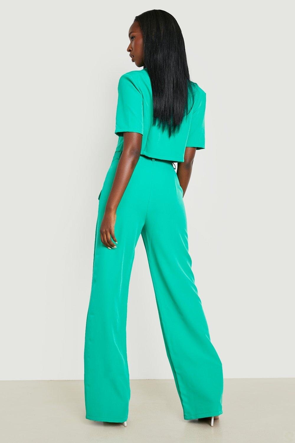 Summer Green Women Suits Sets Custom Made 2 Pcs Blazer Pants Formal Party Prom Dress