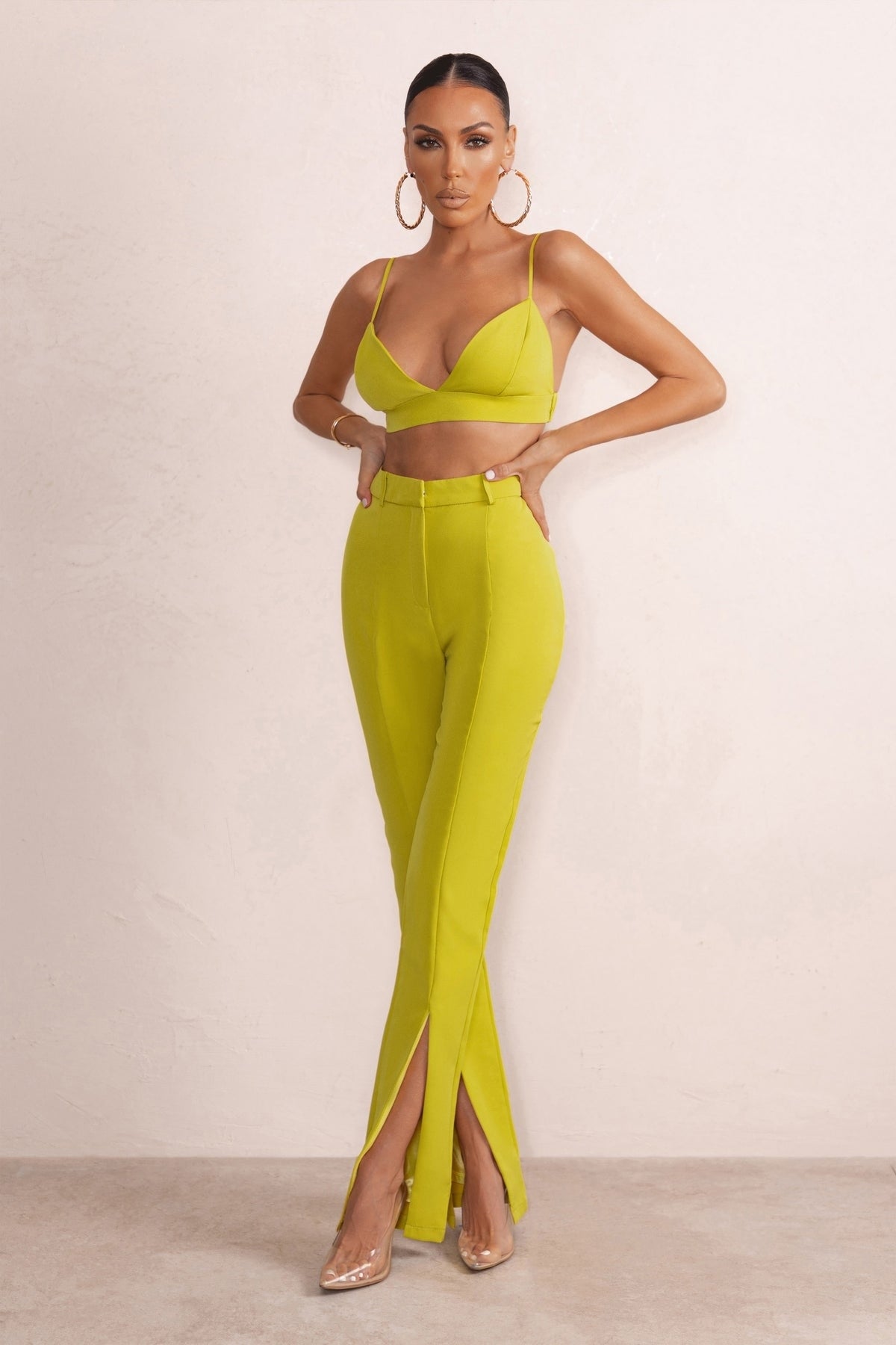 Trajes de pantalón para madre de la novia, para mujer, para fiesta de noche, blazer, pantalones acampanados ajustados, 2 piezas 
