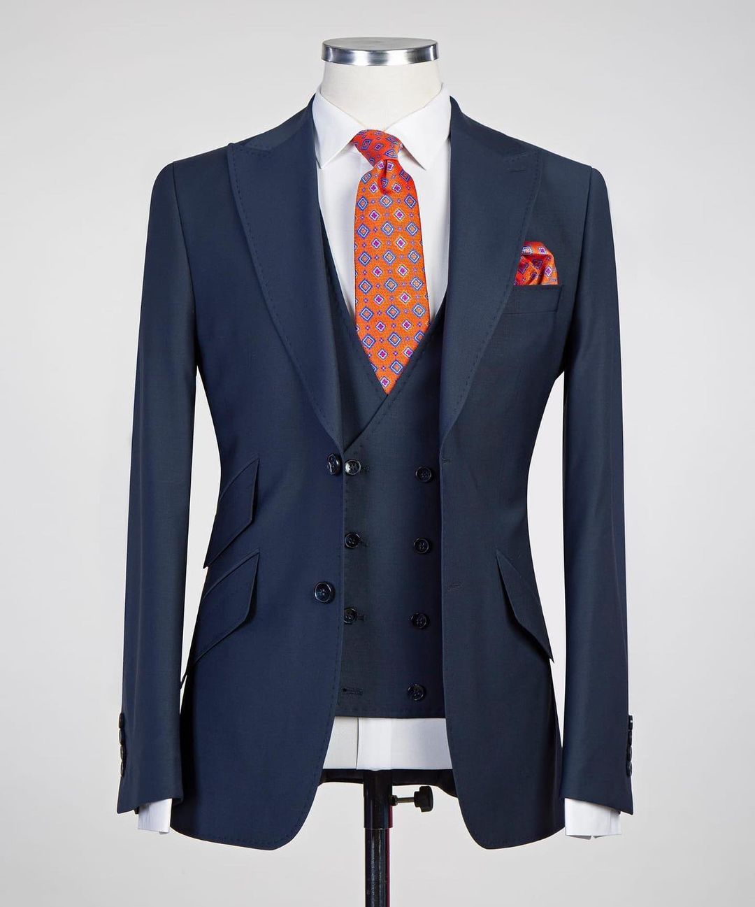Tailor-Made Suits Wedding Suit For Men Champagne Slim Fit 3 Piece Custom Made Plus Size Formal Best Man Party Tuxedo Set