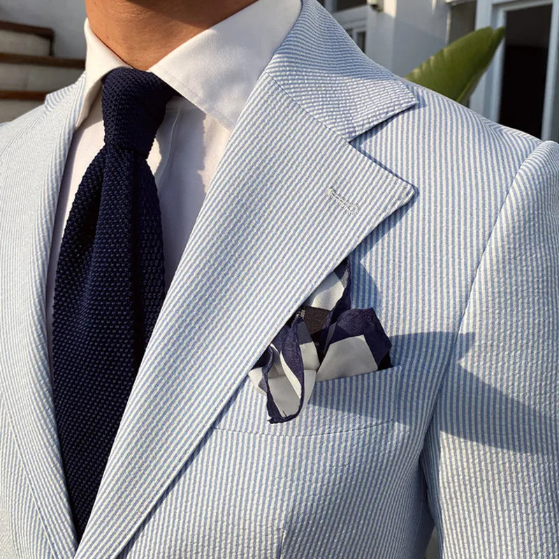 Traje de novio Royal Blazer para hombre, corte entallado, para fiesta, oficina, traje de un solo botón, chaqueta de traje para hombre, esmoquin para hombre 