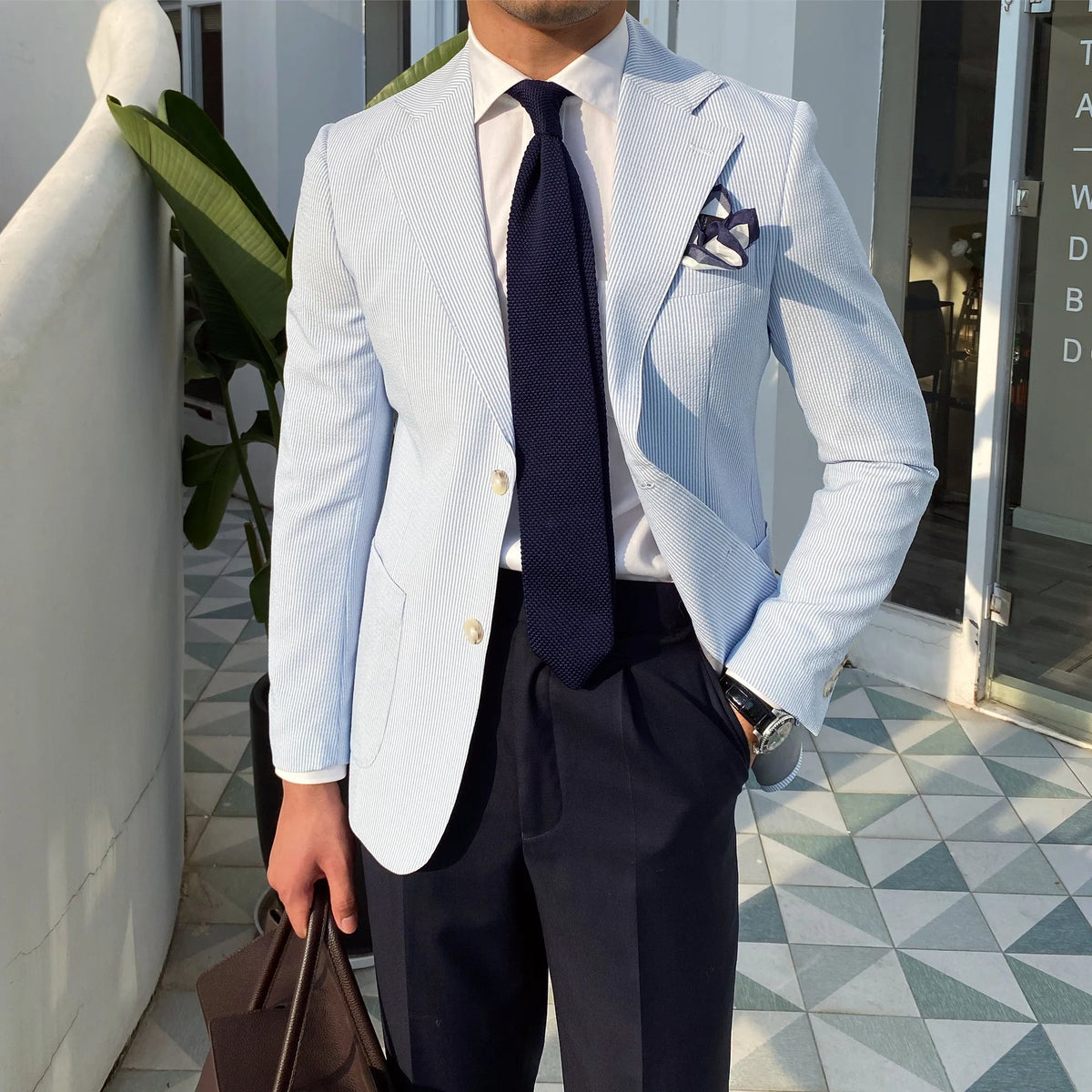 Traje de novio Royal Blazer para hombre, corte entallado, para fiesta, oficina, traje de un solo botón, chaqueta de traje para hombre, esmoquin para hombre 