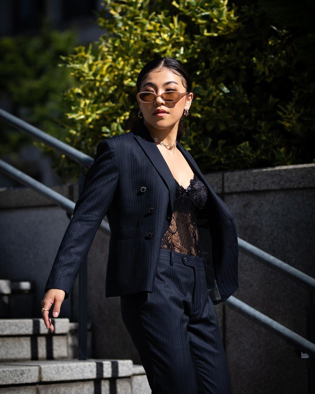 Costumes pour femmes pour mariage à rayures noires, ensemble blazer pour mère de la mariée, smoking de soirée, tenue de ville formelle 2 pièces 