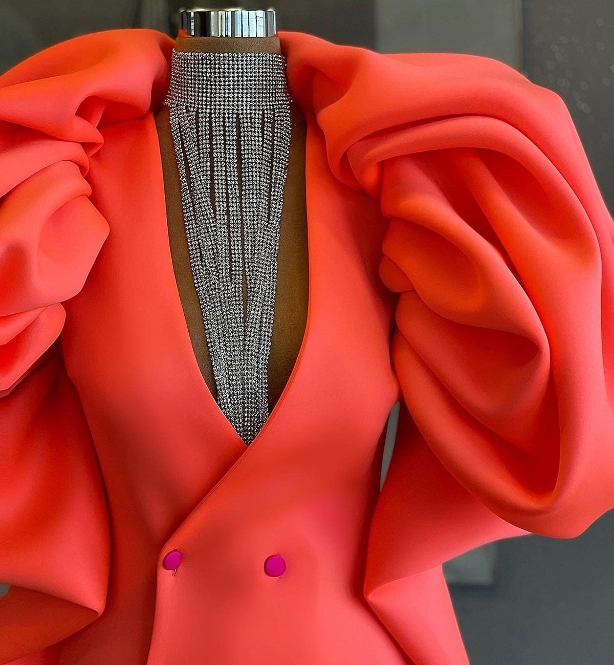 Blazer plisado para mujer, chaqueta formal de noche, para fiesta, trabajo, talla grande, para novia 