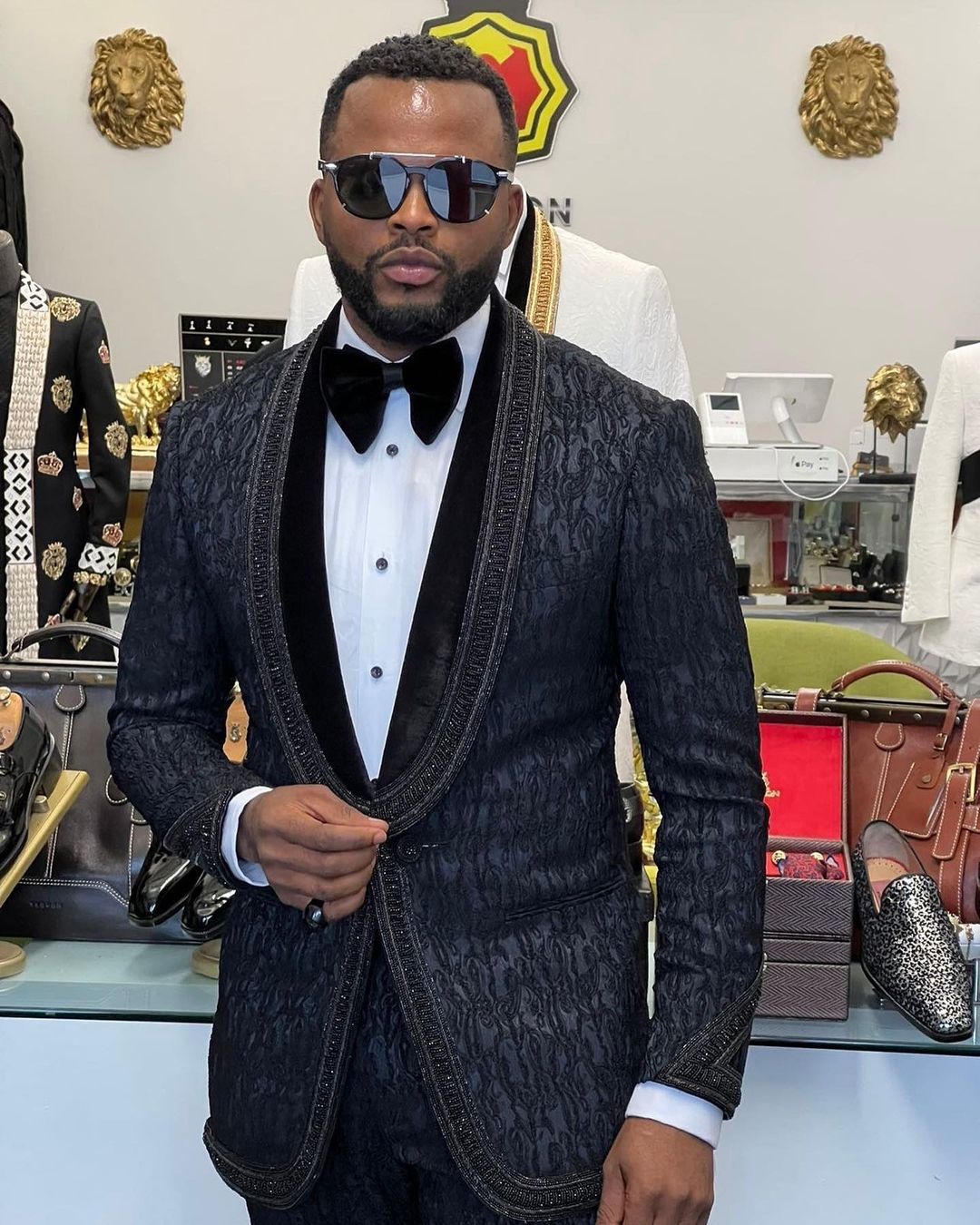 Costume classique unique pour homme, veste deux pièces sur mesure à un bouton, pantalon, costume de créateur pour occasion formelle 
