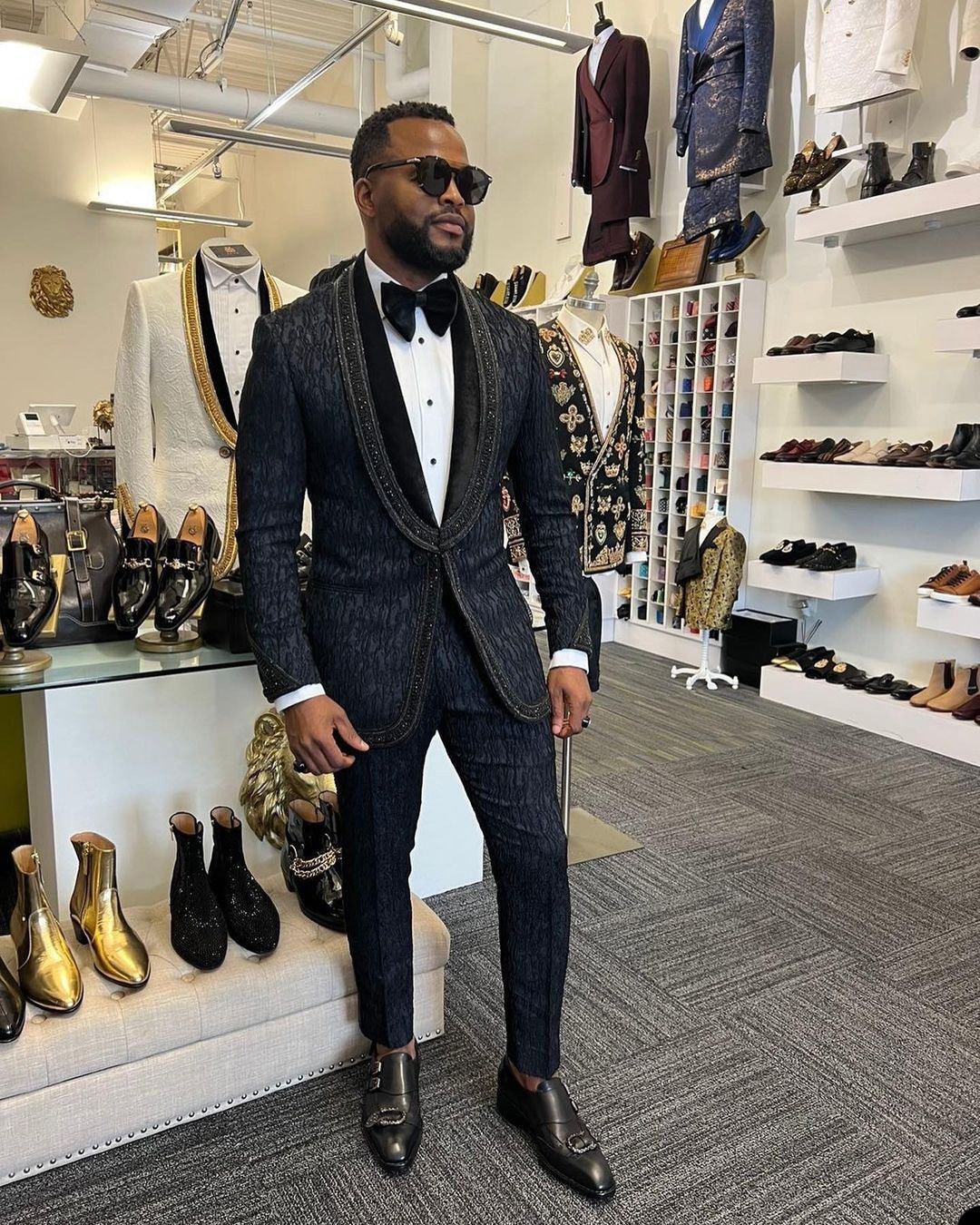 Costume classique unique pour homme, veste deux pièces sur mesure à un bouton, pantalon, costume de créateur pour occasion formelle 