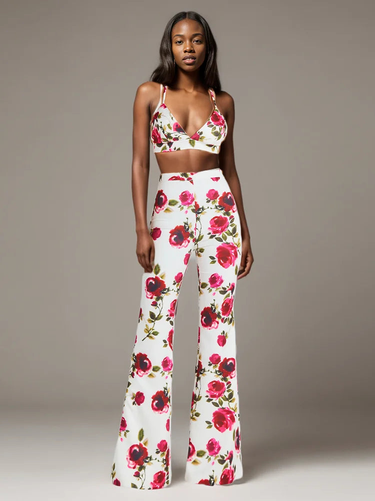 Conjunto de tres piezas estampado para mujer, blazer de manga larga con solapa y cuello en V, chaleco sin mangas, pantalones de cintura alta, conjuntos casuales para mujer, nuevo