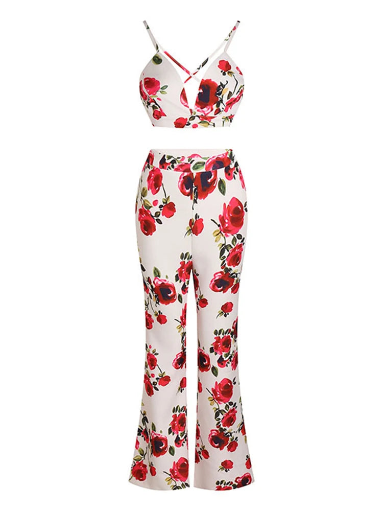 Conjunto de tres piezas estampado para mujer, blazer de manga larga con solapa y cuello en V, chaleco sin mangas, pantalones de cintura alta, conjuntos casuales para mujer, nuevo