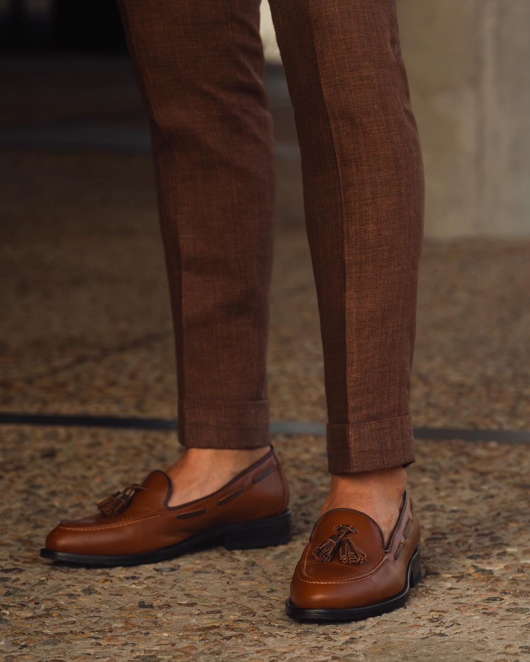 Costume de mariage deux pièces vintage marron pour homme, coupe cintrée, veste de marié sur mesure (manteau + pantalon) 