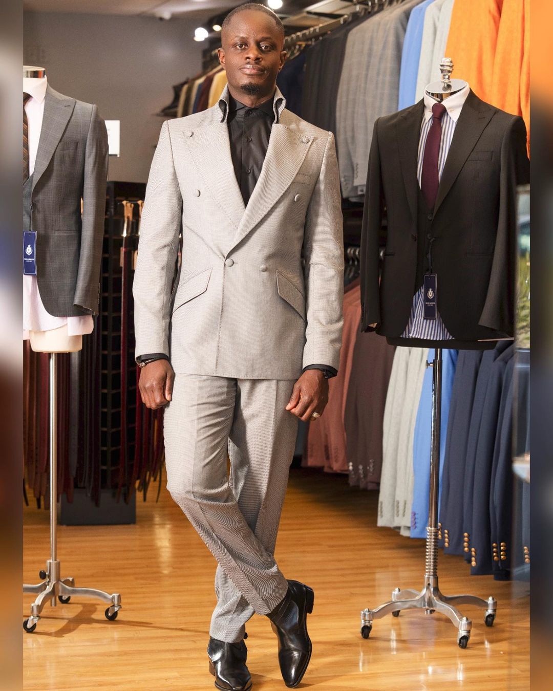 Costume vintage pour homme, smoking sur mesure, deux pièces, veste et pantalon en coton, braguette à boutons, costume de fête de mariage