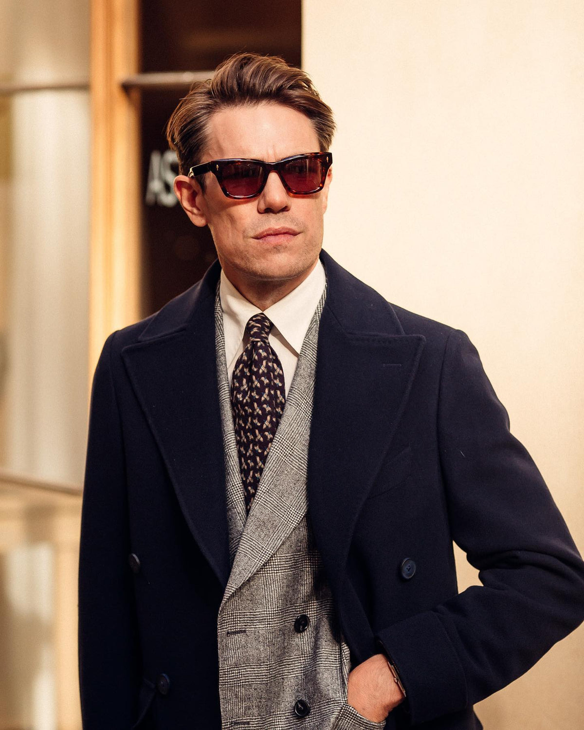 Costumes vintage pour hommes, costume une pièce en tweed, veste d'affaires en tweed, smokings de mariage personnalisés