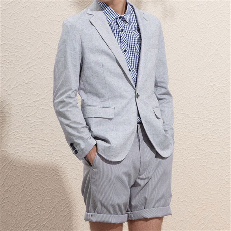 Traje de boda para hombre, traje de verano para hombre, 2 piezas (chaqueta + pantalón + corbata), esmoquin ajustado a medida, blazer de fiesta para hombre. 