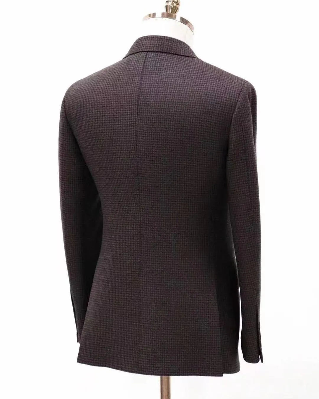 Costumes de mariage pour hommes, smoking 2 pièces, coupe slim, marron, style décontracté, pour homme, robe de bal (veste + pantalon)