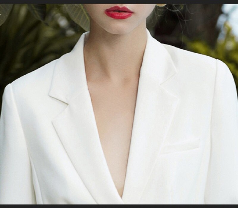 Vestidos blancos para madre de la novia, 2 piezas, manga larga, traje formal para bodas, esmoquin (chaqueta y pantalón) 