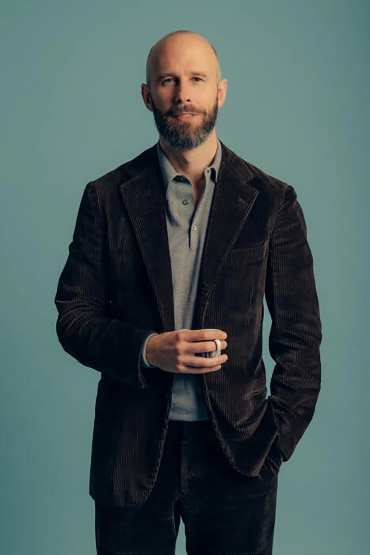 Costumes de mariage d'hiver en velours côtelé 2 pièces veste pantalon pour hommes revers cranté tenue de marié coupe slim smokings d'affaires sur mesure